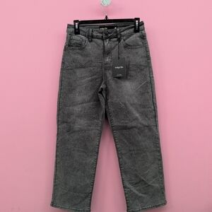 Indigo Six Relaxed Vintage Straight Leg Women's Jeans Size 2P Grey